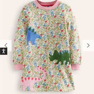 Mini Boden Dino dress 3-4T